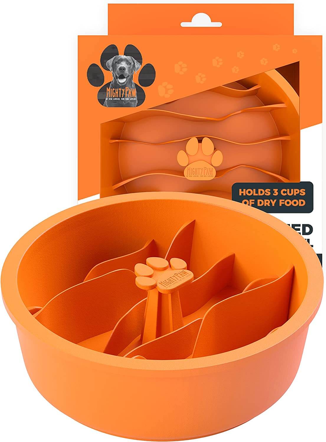 Mighty Paw Slow-Feed Dog Bowl