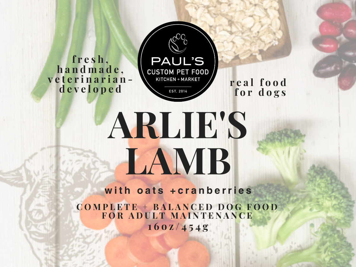 Arlie’s Lamb with Oats + Cranberries