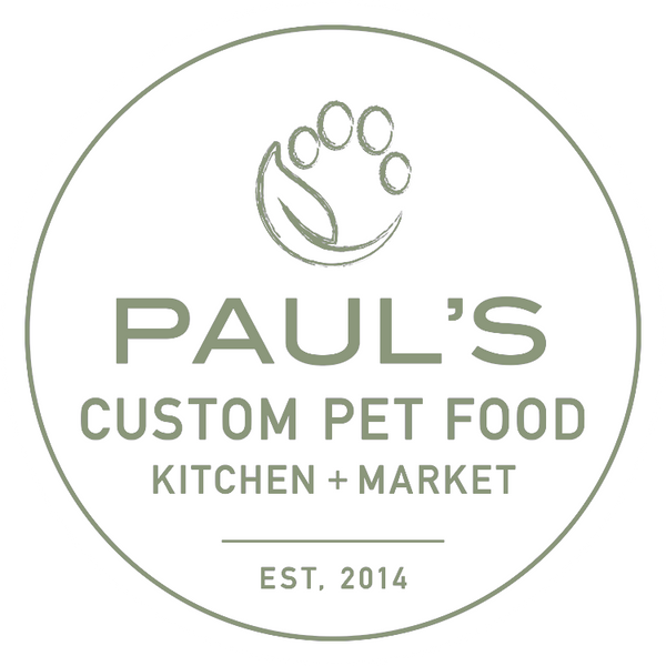 Paul's Custom Pet Food Kitchen + Market logo