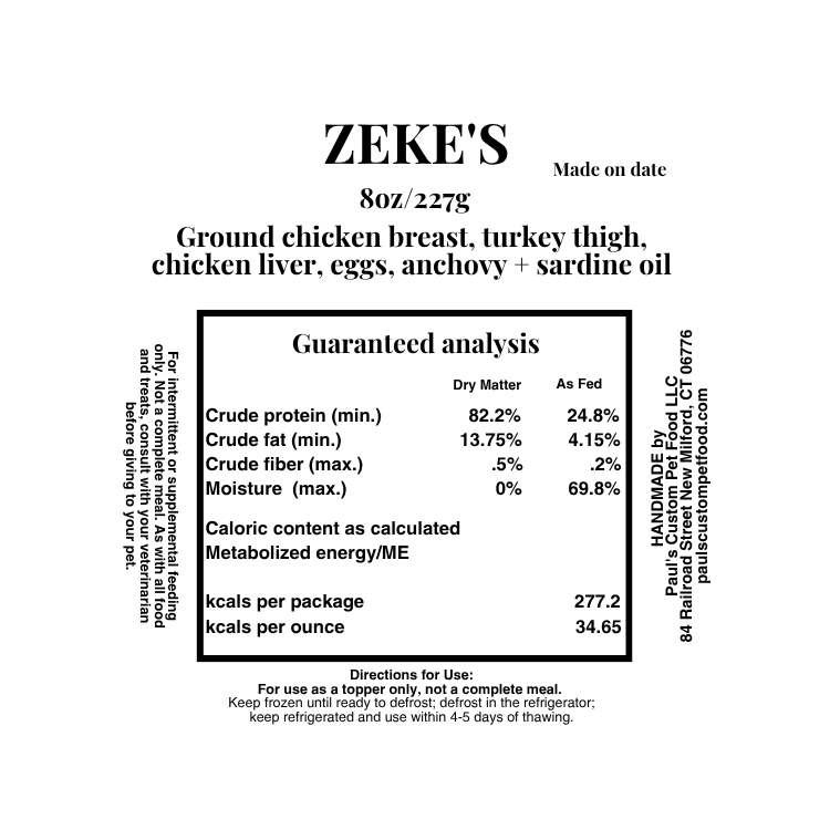 Zeke’s Chicken + Turkey