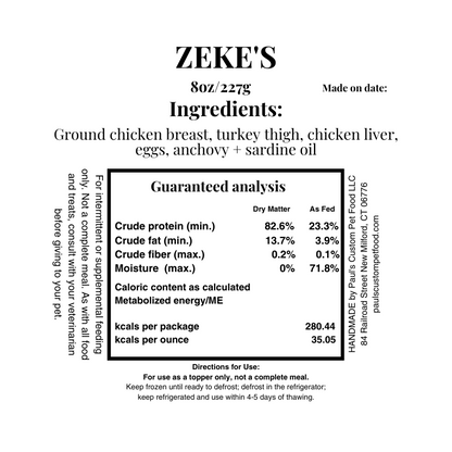 Zeke’s Chicken + Turkey