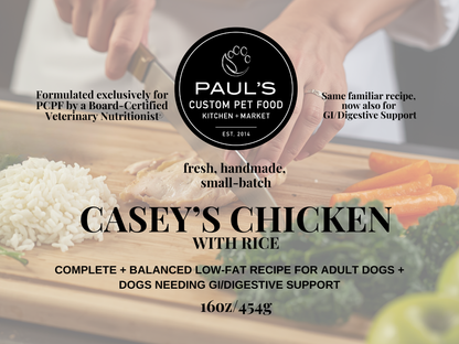 Casey’s Chicken for GI/Digestive Support