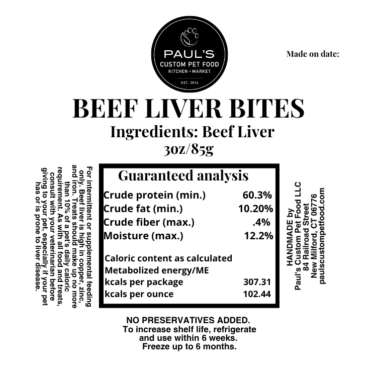Beef Liver Bites