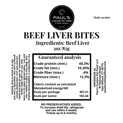 Beef Liver Bites