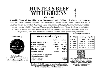 Hunter's Beef with Greens