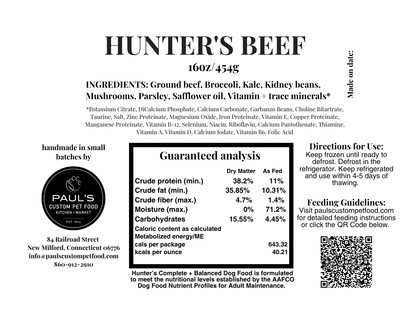 Hunter's Beef with Greens