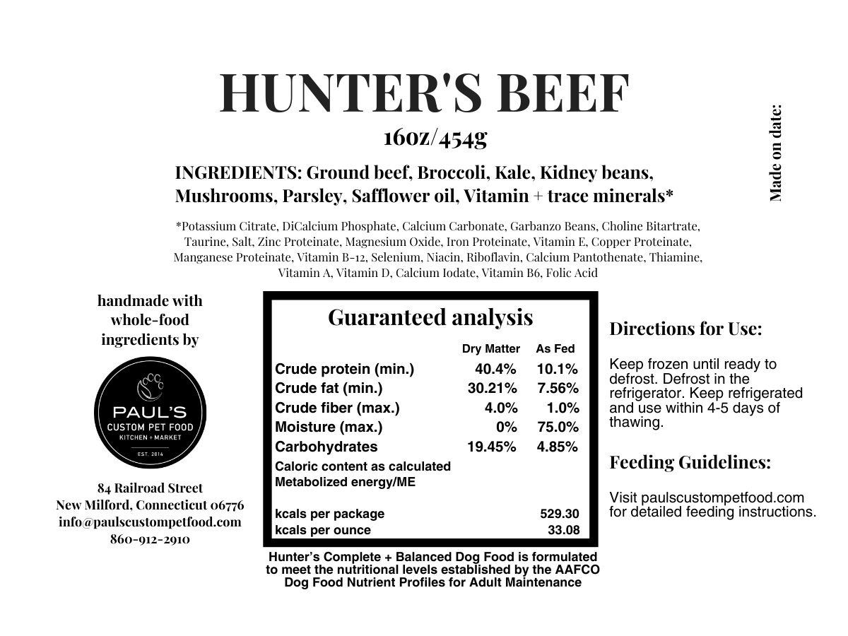 Hunter’s Beef with Greens