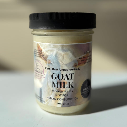 Raw Goat Milk for Pets
