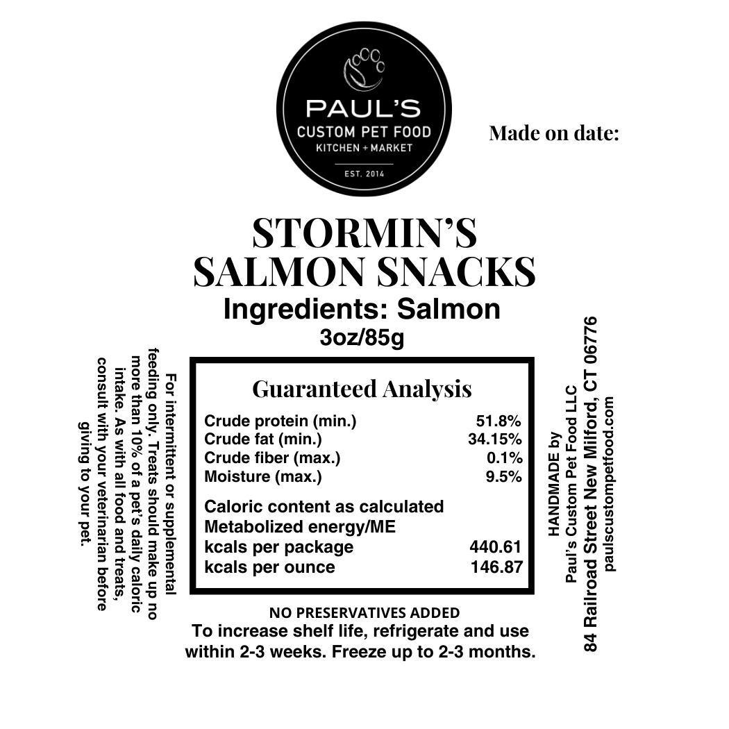 Stormin's Salmon Snacks
