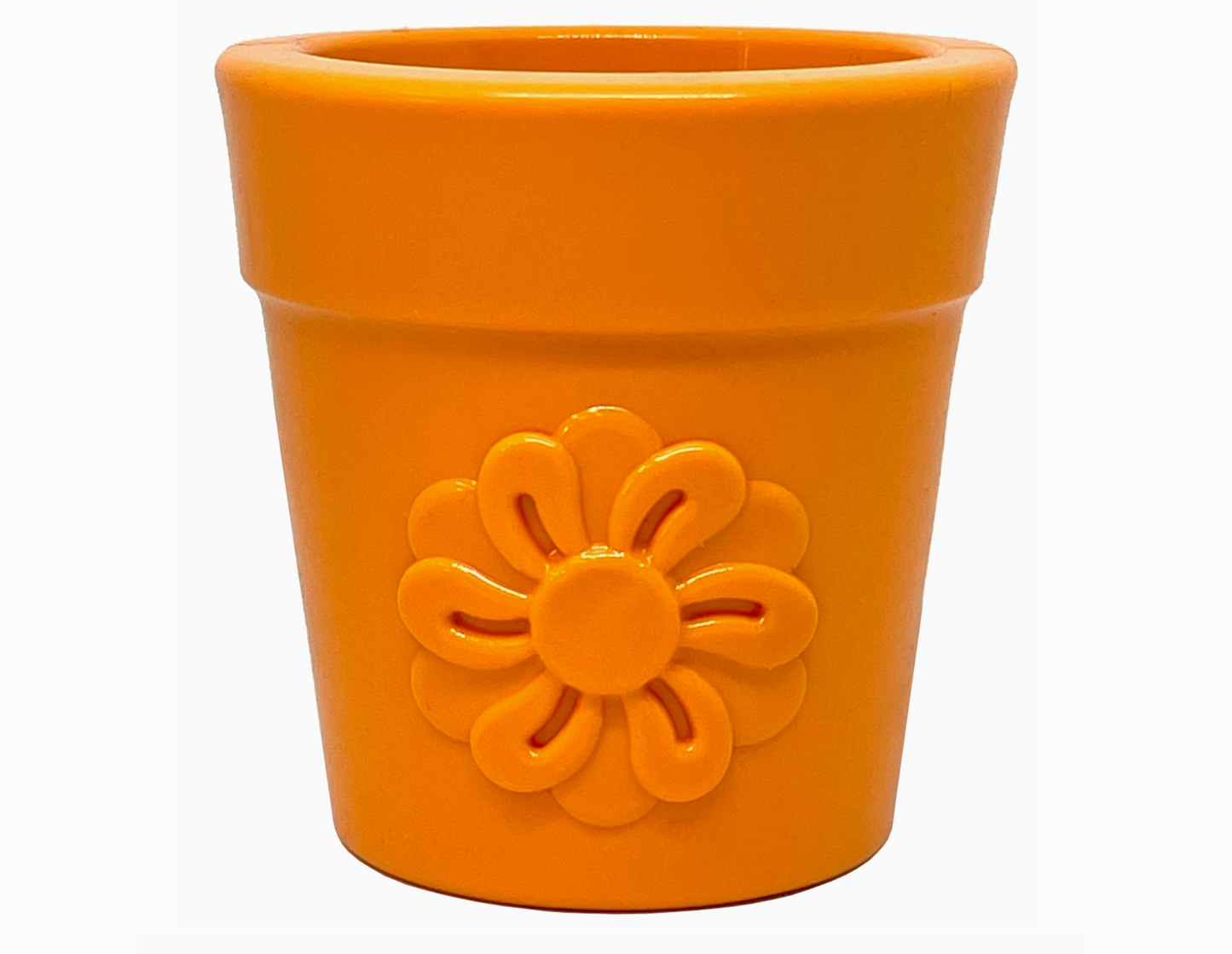 Soda Pup Flower Pot Rubber Treat Dispenser