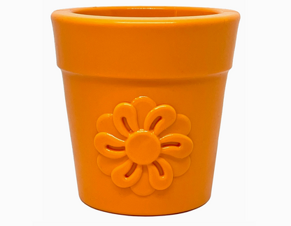 Soda Pup Flower Pot Rubber Treat Dispenser