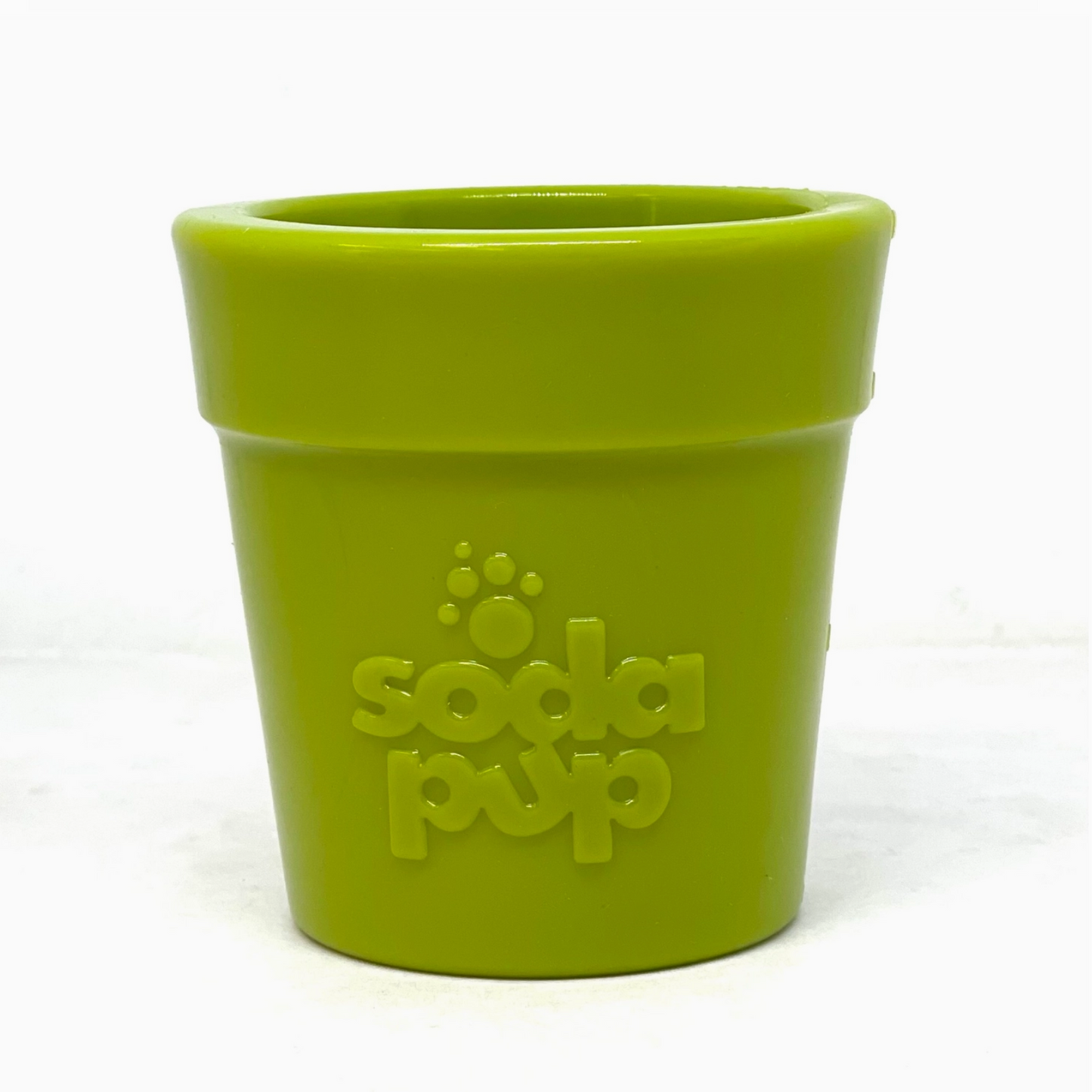 Soda Pup Flower Pot Rubber Treat Dispenser